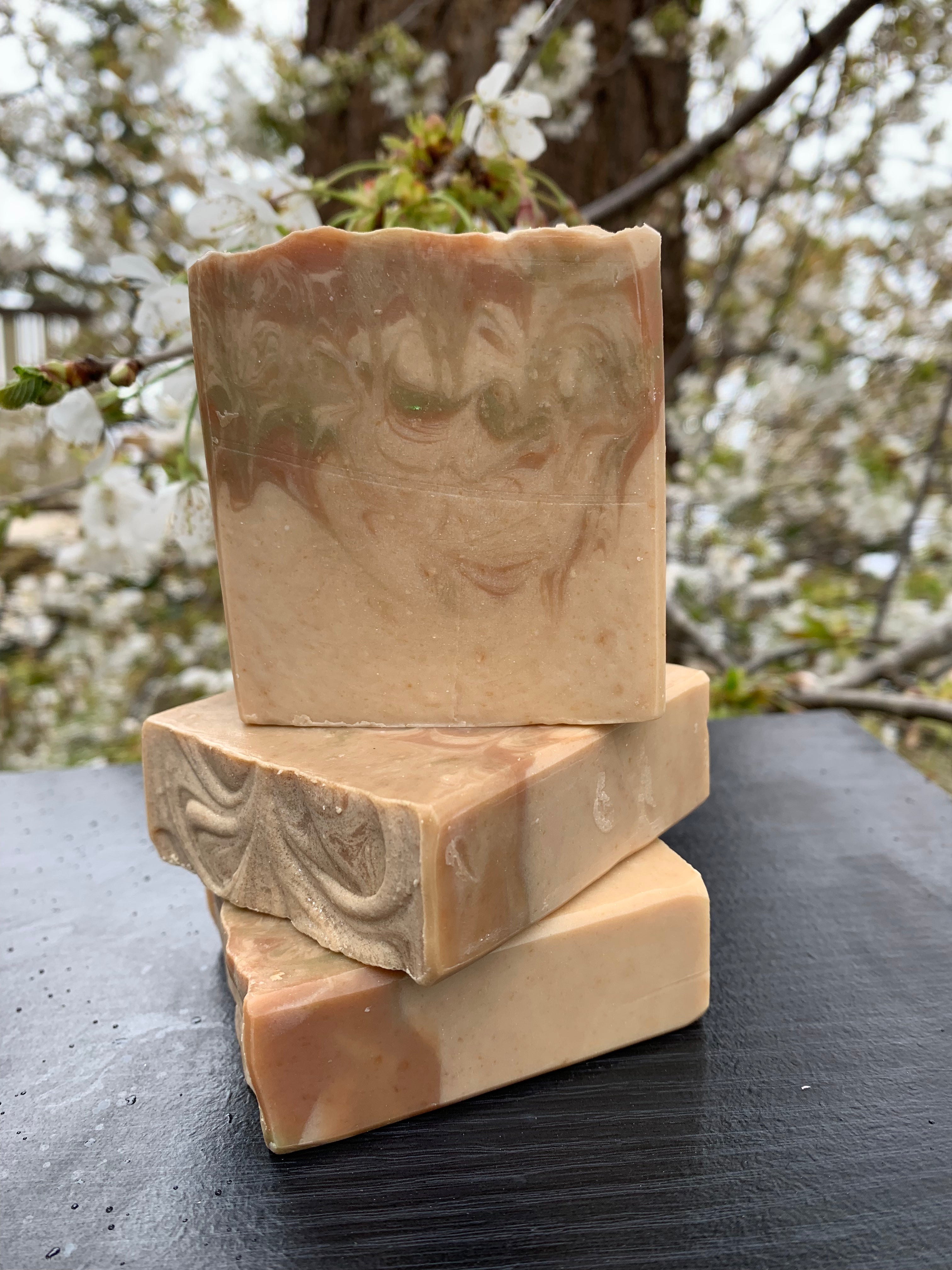 Peach and Tea Goat Milk Soap